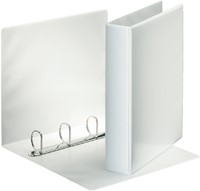 Presentatieringband Esselte Deluxe A4 4-rings D-mech 30mm wit