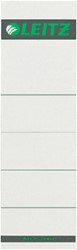 Rugetiket Leitz breed 57x191mm karton grijs 10 stuks