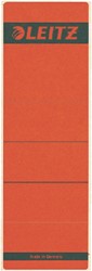 Rugetiket Leitz breed/kort 62x192mm zelfklevend rood