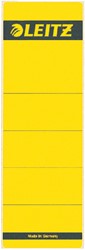 Rugetiket Leitz breed/kort 62x192mm zelfklevend geel