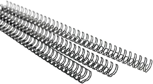 Draadrug GBC 6mm US/21rings A4 zilver 100stuks-2