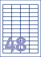 Etiket Avery L4736REV-25 45.7x21.2mm wit 1200 etiketten-2