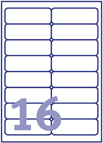 Etiket Avery L7562-25 99.1x33.9mm transparant 400stuks-2