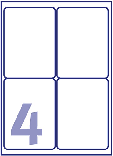 Etiket Avery J8169-10 99.1x139mm wit 40 etiketten-2