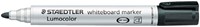 Viltstift Staedtler 351 whiteboard rond zwart 2mm