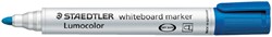 Viltstift Staedtler 351 whiteboard rond blauw 2mm