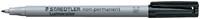 Viltstift Staedtler Lumocolor 315 non permanent M zwart