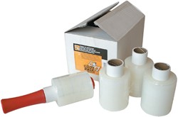Wikkelfolie CleverPack 10cmx250m 20mu met afroller transparant pak à 6 rollen