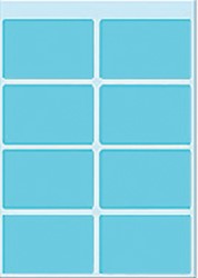 Etiket HERMA 3693 25x40mm blauw 40 stuks