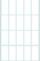 Etiket HERMA 2400 19x40mm wit 640stuks-2