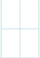 Etiket HERMA 2490 52x82mm wit 128stuks-2