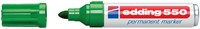 Viltstift edding 550 rond groen 3-4mm
