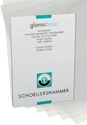 Ontwerpblok Schoellershammer A4 60-65gr transparant 50 vel