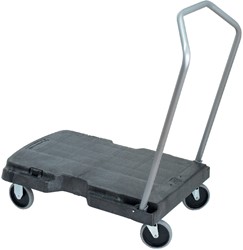 Transportkar Rubbermaid inklapbaar 82.6x52cm zwart tot 181,4kg