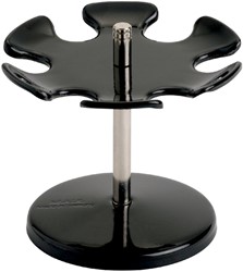 Stempelhanger MAUL rond 6-delig metaal  Ø8.5cm zwart