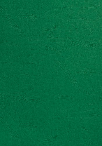 Voorblad GBC A4 lederlook groen 100stuks