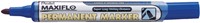 Viltstift Pentel NLF50 Maxiflo rond 1mm blauw