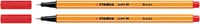Fineliner STABILO point 88/40 rood-2