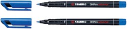 Viltstift STABILO OHpen permanent 842/41 rond 0.7mm blauw