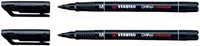 Viltstift STABILO OHpen permanent 843/46 rond 1mm zwart