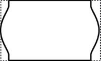 Prijsetiket 16x26mm Open-Data S14/Sato Judo permanent wit 1000 stuks-2