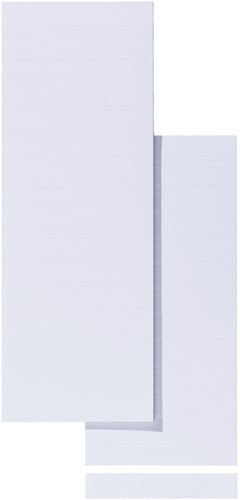 Ruiterstrook voor Alzicht hangmappen 100mm wit