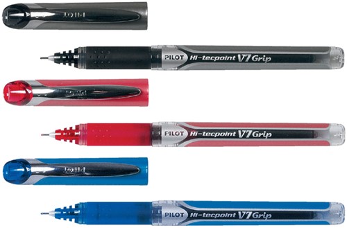 Rollerpen PILOT Hi-Tecpoint grip V7 0.4mm rood-2