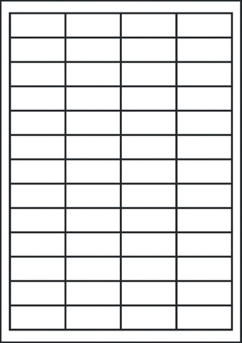 Etiket Avery Zweckform 3650 48x21mm wit 5200stuks-2
