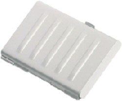 Visitekaartenhouder 2vaks mat aluminium