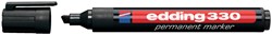Viltstift edding 330 schuin zwart 1.5-5mm