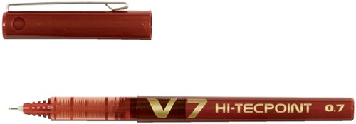 Rollerpen PILOT Hi-Tecpoint V7 rood 0.5mm