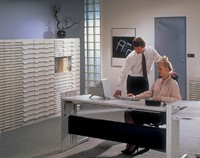 Stapelcassette Djois set van 1 voetstuk en 1 bovenplaat grijs-2