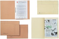 Dossiermap Jalema folio met snelhechter 300gr chamois-2