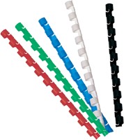 Bindrug GBC 10mm 21rings A4 blauw 100 stuks-1