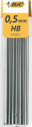 Potloodstift Bic 0.5mm HB koker à 12st