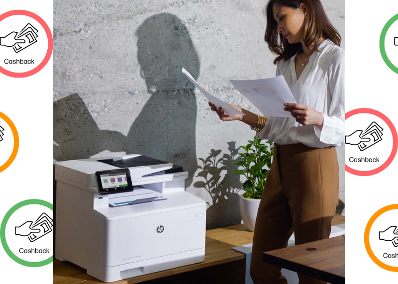 Tot 100,- cashback op HP Laserjet printers
