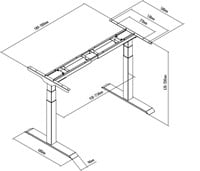 2 motorig zit/sta frame deluxe - afmeting 120 x 80-3