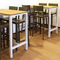 Domino statafel 120x 80cm zwart frame en zwart blad-2