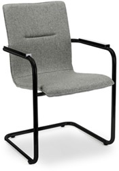 Zit-Xpert Meet stoel 300 middengrijs - frame zwart