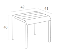 Paris side table dark grey-2