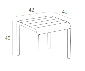Paris side table dark grey-2