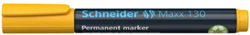 Marker Schneider Maxx 130 permanent, ronde punt geel