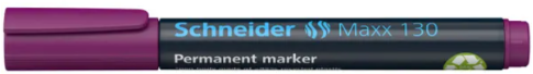 Marker Schneider Maxx 130 permanent, ronde punt paars