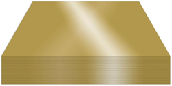 Fotokarton Kangaro goud zijde- glans 50x70cm 300gr pak 25 vel 