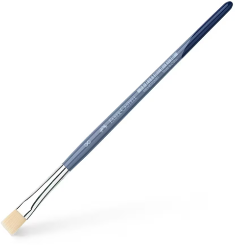 Penseel Faber-Castell platte kwast nr 8