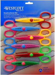 FIGUURSCHAAR WESTCOTT 14CM SET µ 6 STUKS ASSORTI MOTIEVEN