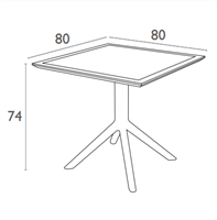 Sky table 80 black-2