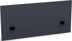 Basic+ scheidingswand 140 x 80 cm (bxh) met stof ej104 en klem shadow grey